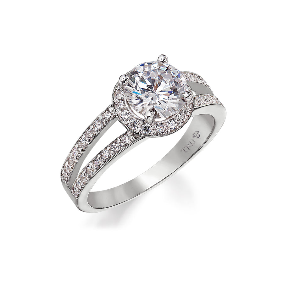 2 ct. t.w. Solitaire Split-Shank Ring
