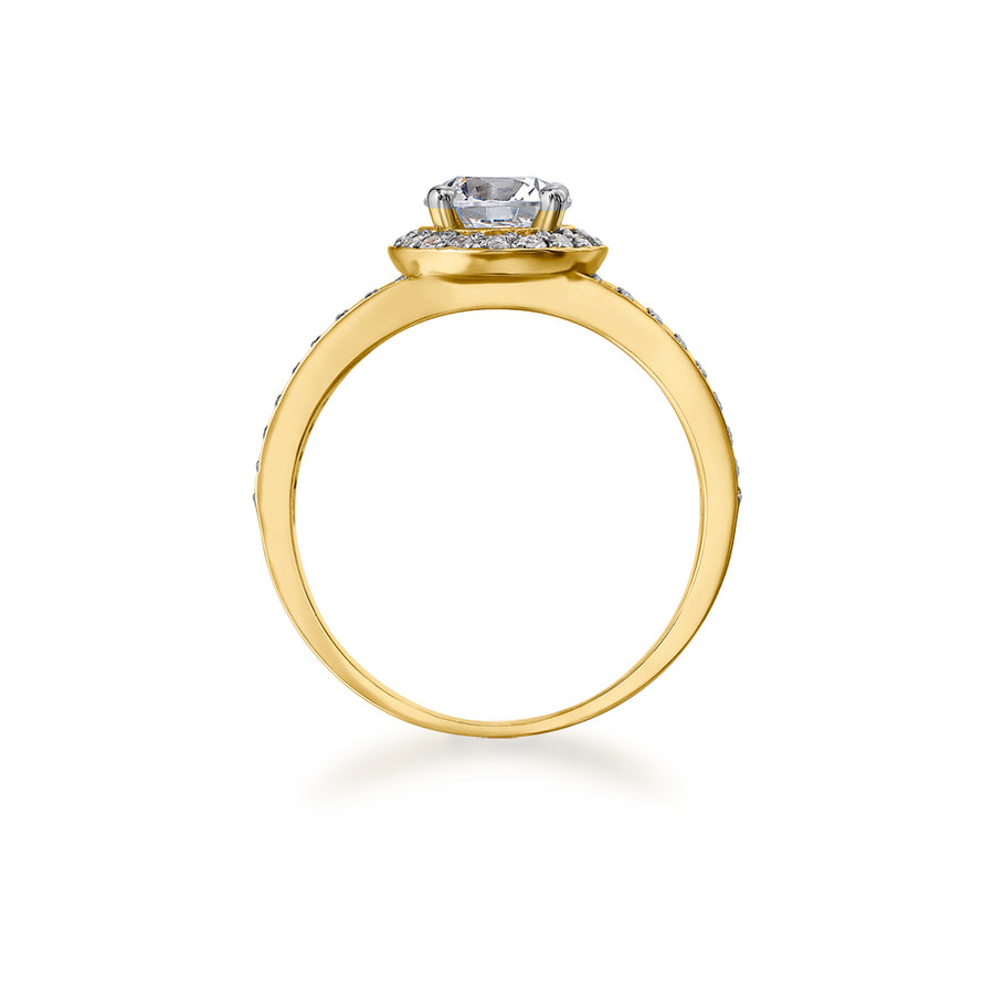 2 ct. t.w. Solitaire Split-Shank Ring