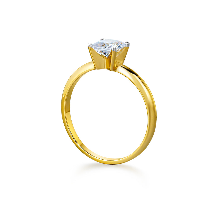 1.25 ct. Princess Cut Solitaire Ring