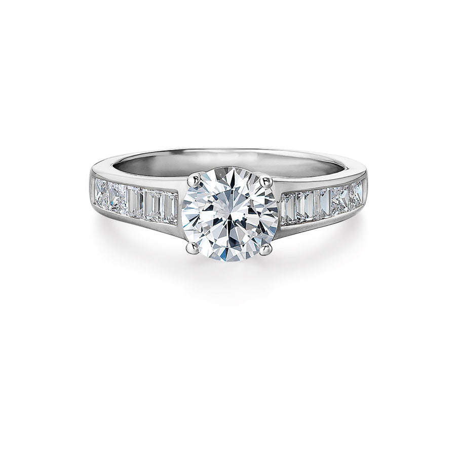 Round Shoulder Set Ring โ Eternally Tru