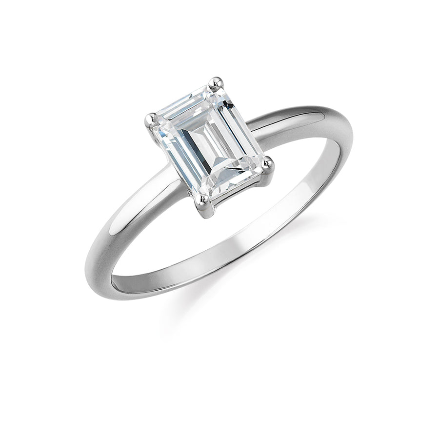 1.75 ct. Emerald Cut Solitaire Ring