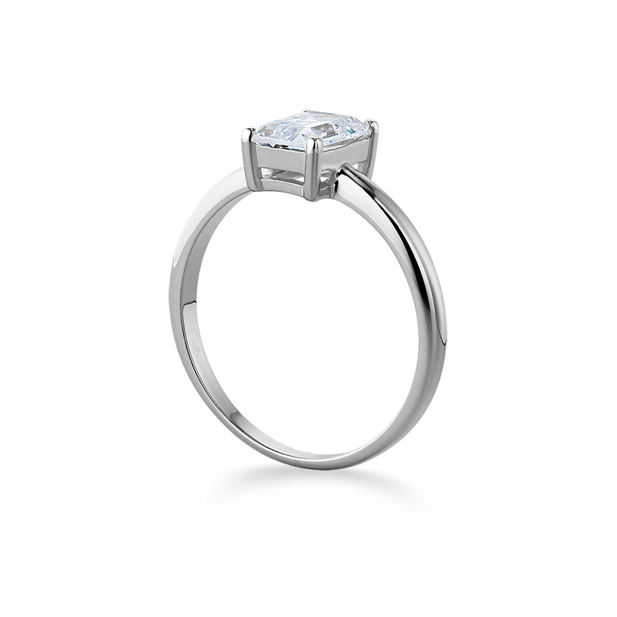 1.75 ct. Emerald Cut Solitaire Ring