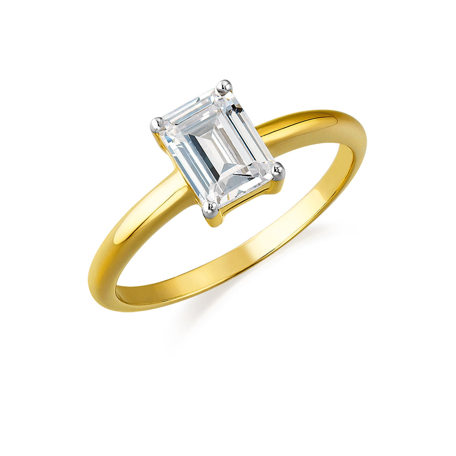 1.75 ct. Emerald Cut Solitaire Ring