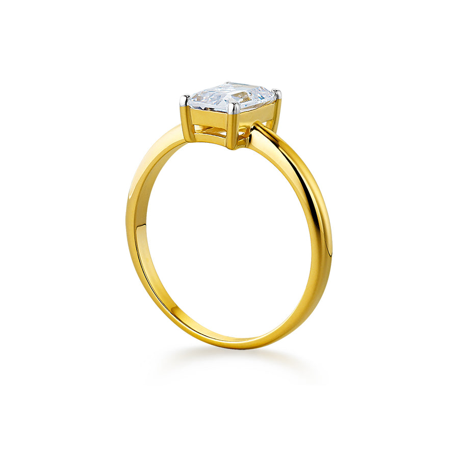 1.75 ct. Emerald Cut Solitaire Ring