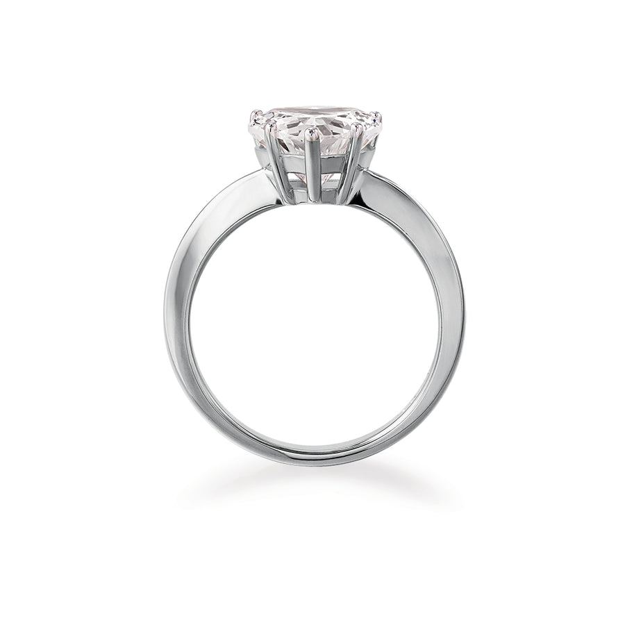 2.5 ct. Heart Solitaire Ring