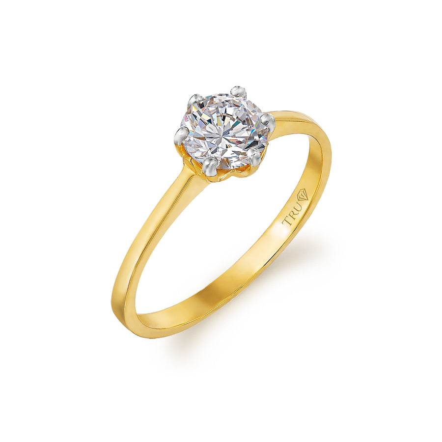 1 ct. Tulip Solitaire Ring