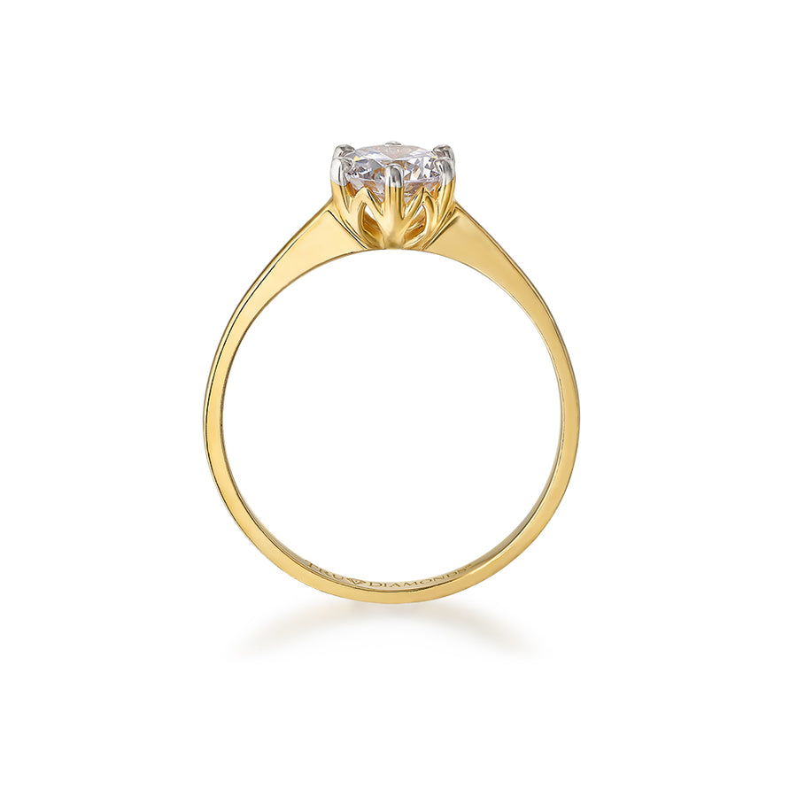 1 ct. Tulip Solitaire Ring