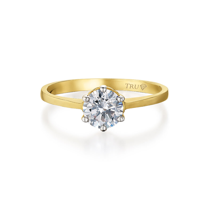 1 ct. Tulip Solitaire Ring