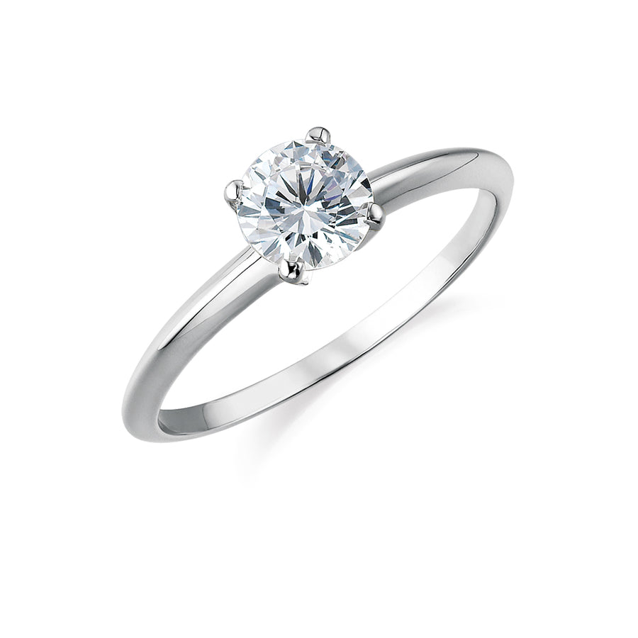 1 ct. Tiffany Style 4-Claw Solitaire Ring