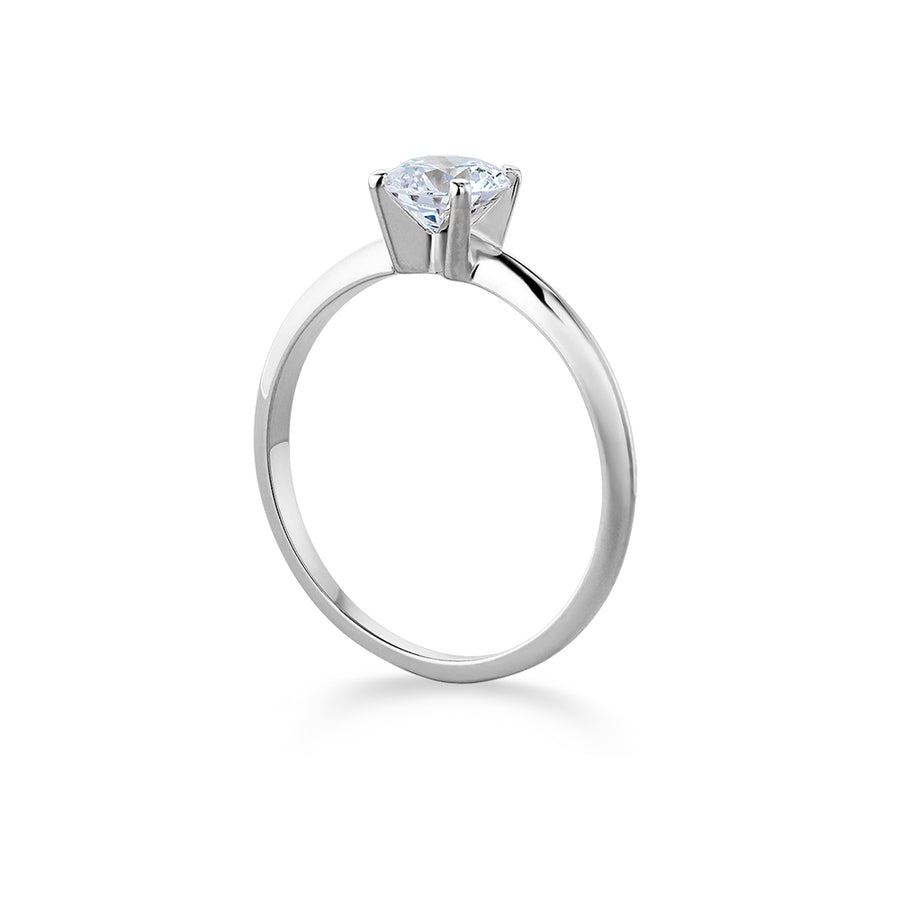 1 ct. Tiffany Style 4-Claw Solitaire Ring