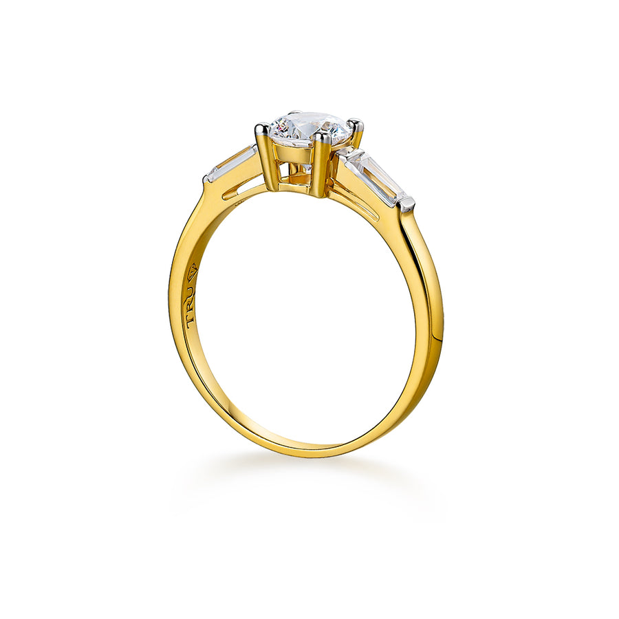 1.5 ct. t.w. Solitaire Baguette Ring