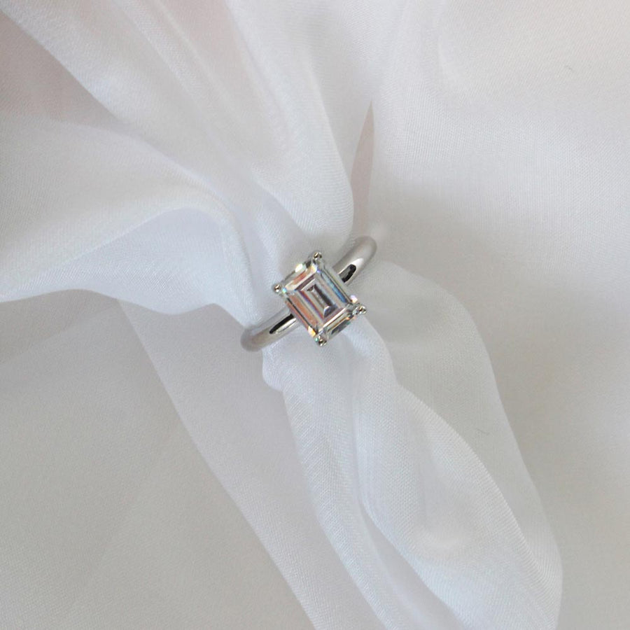 1.75 ct. Emerald Cut Solitaire Ring