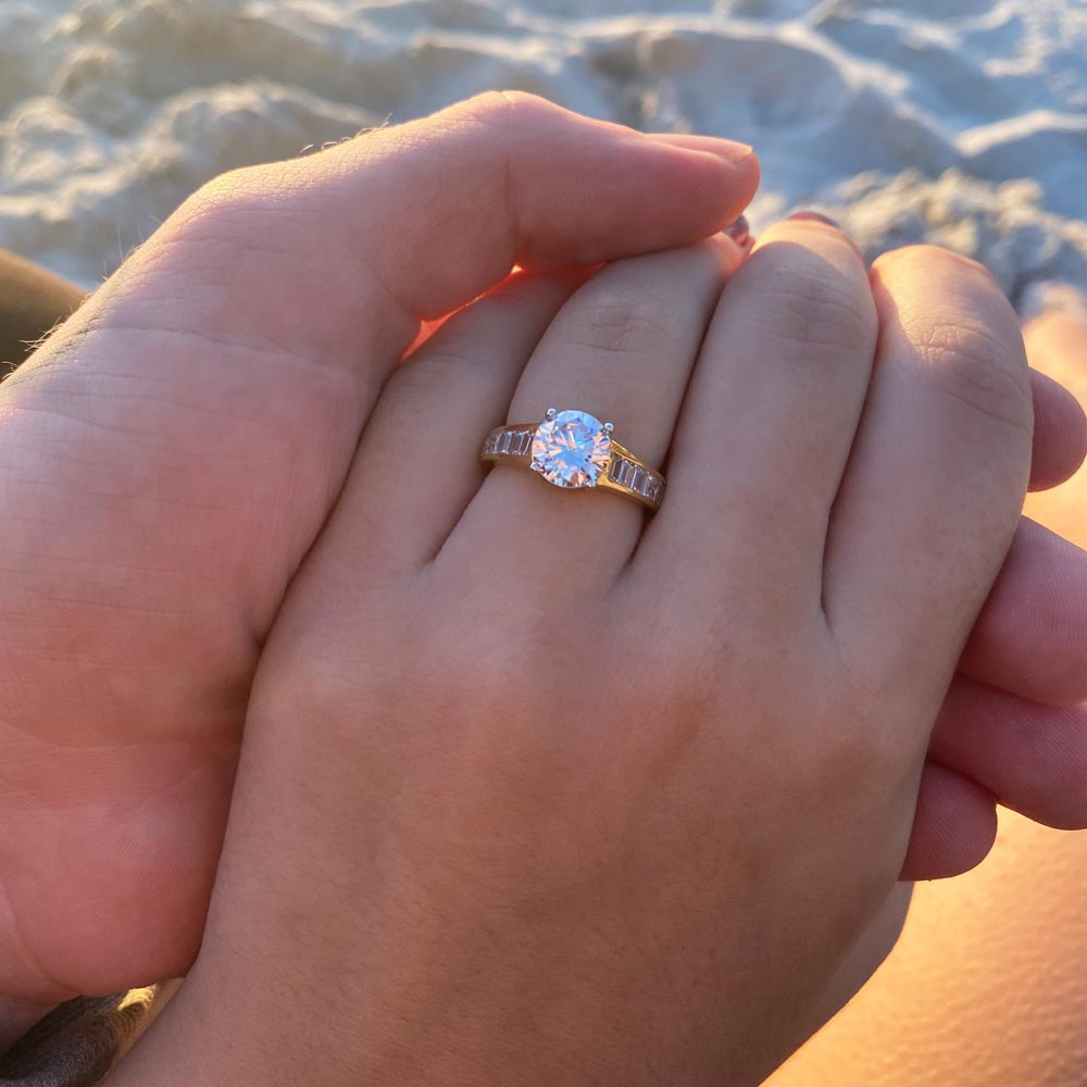 2.75 carat diamond ring on hand Outlet